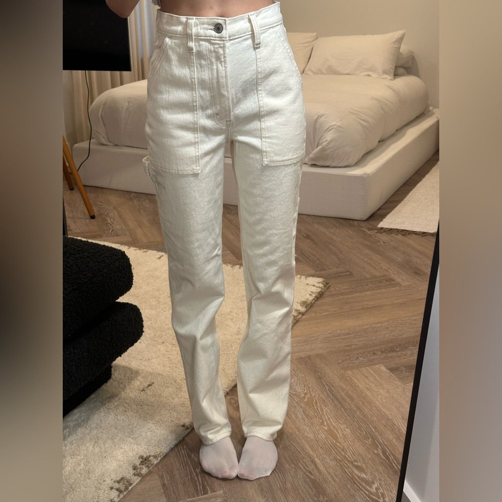 Abercrombie Ultra High Rise 90s Straight Carpenter Jeans 00 24R